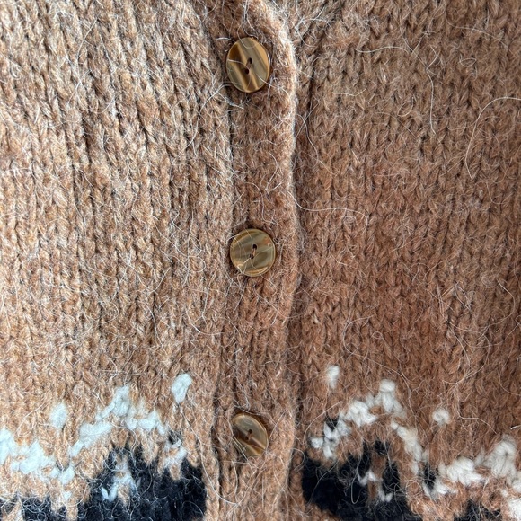Zara alpaca/wool Cardigan - Picture 2 of 4